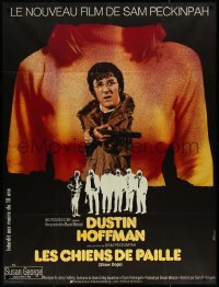 4f0159 STRAW DOGS French 1p 1972 Peckinpah, different art of Hoffman & Susan George by Ferracci!