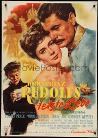 4f0346 KRONPRINZ RUDOLFS LETZTE LIEBE German 1956 romantic art of Rudolf Prack, Winnie Markus!