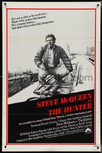 4f0824 HUNTER int'l 1sh 1980 bounty hunter Steve McQueen riding on top of a Chicago El!