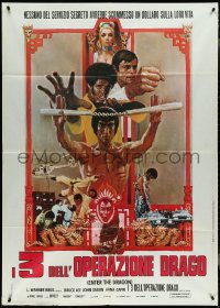 4f0205 ENTER THE DRAGON Italian 1p R1970s Bruce Lee kung fu classic movie that made him a legend!