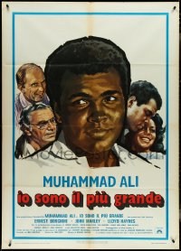 4f0216 GREATEST Italian 1p 1977 great different art of heavyweight boxing champ Muhammad Ali!