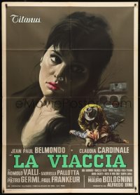 4f0224 LA VIACCIA Italian 1p 1961 Bolognini's La Viaccia, Marog art of beautiful Claudia Cardinale!