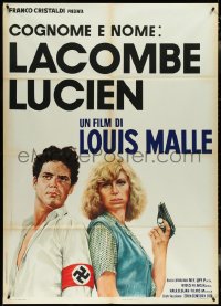 4f0225 LACOMBE LUCIEN Italian 1p 1974 directed by Louis Malle, French WWII Resistance, rare!