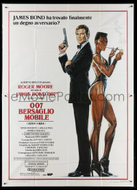 4f0424 VIEW TO A KILL Italian 2p 1985 Roger Moore as James Bond 007, Walken, Grace Jones!