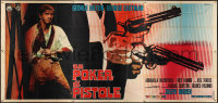 4f0420 POKER WITH PISTOLS Italian 6p 1967 George Hilton, great spaghetti western art, very rare!