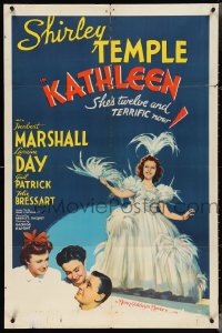 4f0840 KATHLEEN 1sh 1941 Herbert Marshall, Shirley Temple is twelve and terrific now!