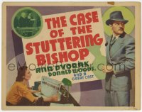 4f0451 CASE OF THE STUTTERING BISHOP Other Company TC 1937 Donald Woods as Perry Mason, Ann Dvorak