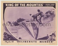 4f0518 KING OF THE MOUNTIES chapter 11 LC 1942 Rocky Lane & Peggy Drake climbing into Japanese plane!