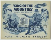 4f0458 KING OF THE MOUNTIES chapter 3 TC 1942 Canadian Mountie Allan Lane in WWII Republic serial!