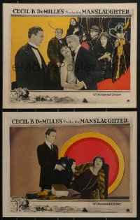 4f0671 MANSLAUGHTER 2 LCs 1922 Cecil B. DeMille, Leatrice Joy, Thomas Meighan, Lois Wilson & others!