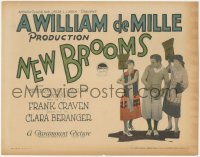 4f0465 NEW BROOMS TC 1925 Neil Hamilton between pretty Bessie Love & Phyllis Haver, ultra rare!