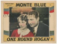 4f0538 ONE ROUND HOGAN LC 1927 romantic close up of boxer Monte Blue & pretty Leila Hyams!