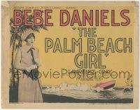 4f0468 PALM BEACH GIRL TC 1926 poor Bebe Daniels with rich gamblers in Florida, ultra rare!