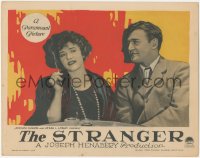 4f0573 STRANGER LC 1924 great close up close up of smoking Betty Compson & Richard Dix, ultra rare!