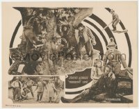 4f0578 TENDERFOOT LUCK LC 1922 montage of wacky comedian Jimmy Aubrey including golf, ultra rare!