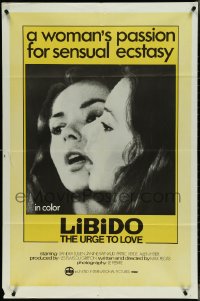 4f0850 LIBIDO: THE URGE TO LOVE 1sh 1972 great sexy mirror image, I Am a Nymphomaniac!