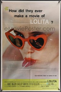 4f0856 LOLITA 1sh 1962 Stanley Kubrick classic, Sue Lyon, how did they ever make this movie!