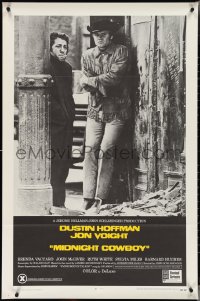 4f0897 MIDNIGHT COWBOY 1sh 1969 Dustin Hoffman, Jon Voight, John Schlesinger classic, X-rated!