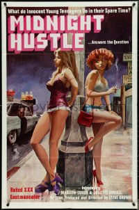 4f0898 MIDNIGHT HUSTLE 1sh 1978 what innocent young teens do in their spare time, great art!