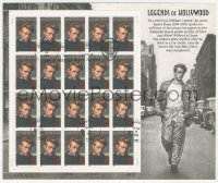 4f1085 JAMES DEAN stamp sheet 1996 First Date of issue from Warner Bros Studios, Burbank, California