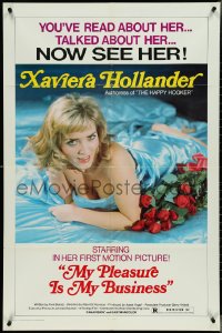 4f0909 MY PLEASURE IS MY BUSINESS 1sh 1974 sexy Xaviera Hollander, authoress of Happy Hooker!