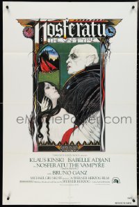 4f0921 NOSFERATU THE VAMPYRE 1sh 1979 Werner Herzog, Palladini art of vampire Klaus Kinski!