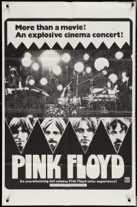 4f0934 PINK FLOYD 1sh 1974 an explosive rock & roll cinema concert in Pompeii!