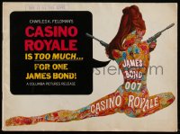 4f0379 CASINO ROYALE souvenir program book 1967 James Bond spoof, sexy psychedelic art by McGinnis!