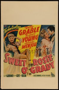 4f0090 SWEET ROSIE O'GRADY WC 1943 sexy full-length Betty Grable, Robert Young, Adolphe Menjou