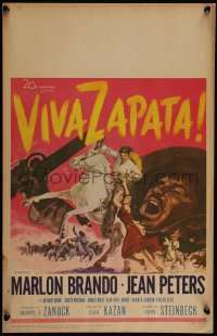 4f0094 VIVA ZAPATA WC 1952 Marlon Brando, Jean Peters, Anthony Quinn, John Steinbeck