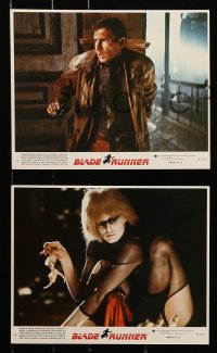 4f1129 BLADE RUNNER 8 8x10 mini LCs 1982 Harrison Ford, Daryl Hannah, Sean Young, Ridley Scott!