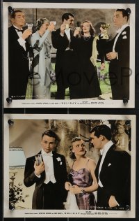 4f1195 HOLIDAY 3 color-glos 8x10 stills 1938 Katharine Hepburn, Cary Grant, Ayres, Horton, Cukor!