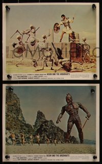 4f1125 JASON & THE ARGONAUTS 9 color 8x10 stills 1963 special fx by Ray Harryhausen!