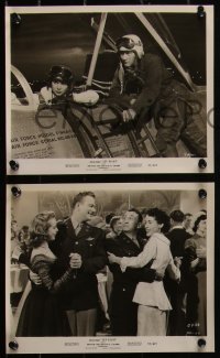 4f1107 JET PILOT 15 from 7.5x9.5 to 8x10 stills 1957 John Wayne, Screaming Eagles, sexy Janet Leigh!