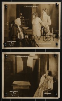 4f1609 LA TOSCA 4 8x10 LCs 1918 Pauline Frederick is the favorite of Rome's men, rare!