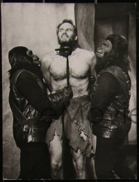 4f1149 PLANET OF THE APES 7 7.25x9.5 stills 1968 Charlton Heston and Linda Harrison, sci-fi classic!