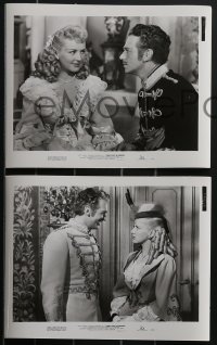 4f1122 THAT LADY IN ERMINE 10 8x10 stills 1948 sexy Betty Grable, Douglas Fairbanks Jr., Romero!