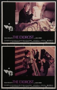 4f0609 EXORCIST 8 LCs 1974 William Friedkin classic, Ellen Burstyn, possessed Linda Blair!