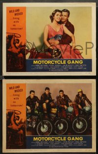 4f0641 MOTORCYCLE GANG 5 LCs 1957 AIP, pretty Anne Neyland, living with no tomorrow!