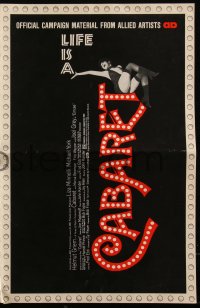 4f0392 CABARET pressbook 1972 Liza Minnelli sings & dances in Nazi Germany, directed by Bob Fosse!