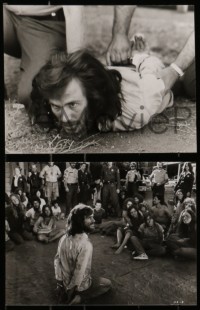 4f0312 HELTER SKELTER presskit w/ 10 stills 1976 Steve Railsback as Charles Manson, wild creepy family!