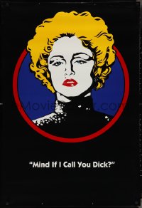 4g0852 DICK TRACY teaser 1sh 1990 Disney, great artwork of Madonna as Breathless Mahoney!