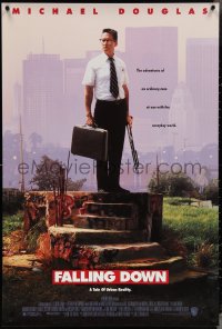 4g0864 FALLING DOWN DS 1sh 1992 directed by Joel Schumacher, Michael Douglas at war w/the world!