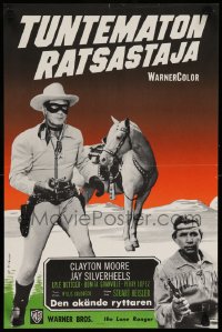 4g0414 LONE RANGER Finnish 1956 images of Clayton Moore & Jay Silverheels!