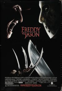 4g0871 FREDDY VS JASON advance DS 1sh 2003 cool image of horror icons, ultimate battle!