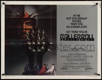 4g0642 ROLLERBALL 1/2sh 1975 James Caan in a future where war does not exist, Bob Peak art!