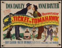 4g0650 TICKET TO TOMAHAWK 1/2sh 1950 Dailey & Baxter w/ sexy unbilled Marilyn Monroe & showgirls!