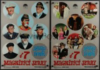 4g0581 FAMILY JEWELS 12 Italian 19x27 pbustas 1965 Jerry Lewis is even nuttier in 7 roles!