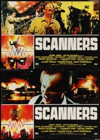 4g0619 SCANNERS 4 Italian 18x26 pbustas 1981 David Cronenberg, in 20 seconds your head explodes!