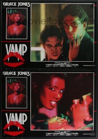 4g0615 VAMP 6 Italian 19x27 pbustas 1986 great kissing vampire lips border art!